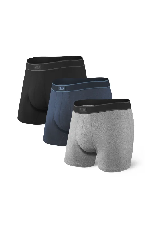 men's soft underwear subscription-SAXX Daytripper Men's Boxer Brief Fly 3 Pack