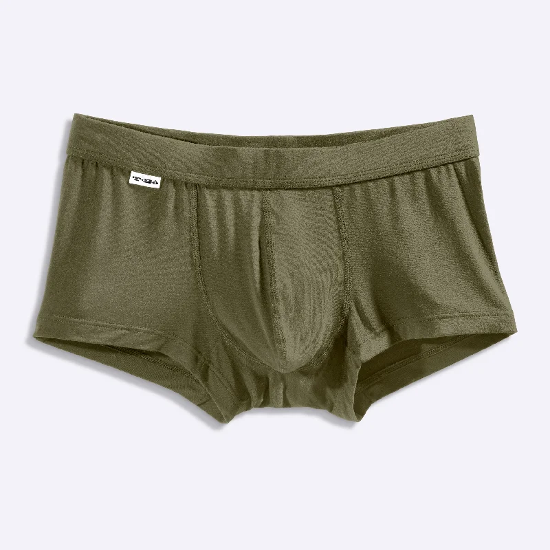 men's anti-slip underwear-The TBô Military Green Trunk