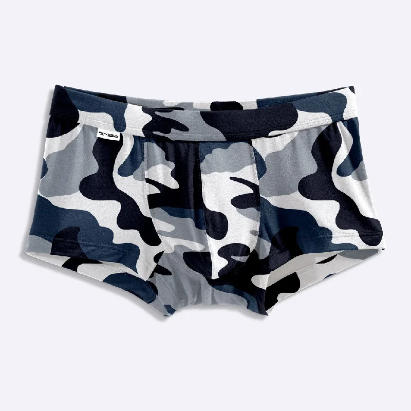 men's eco-friendly underwear promotion-The TBô Blue Camo Trunk