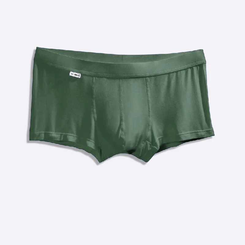 men's travel underwear-The Vintage Green Trunks