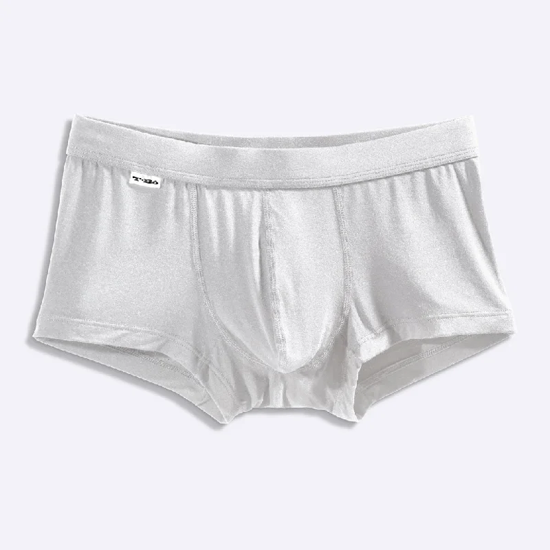 men's moisture-wicking underwear deal-The Pearl White Trunk