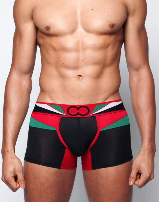 men's long-leg underwear pack-U31 Vavoom Trunk Underwear - Black/Green