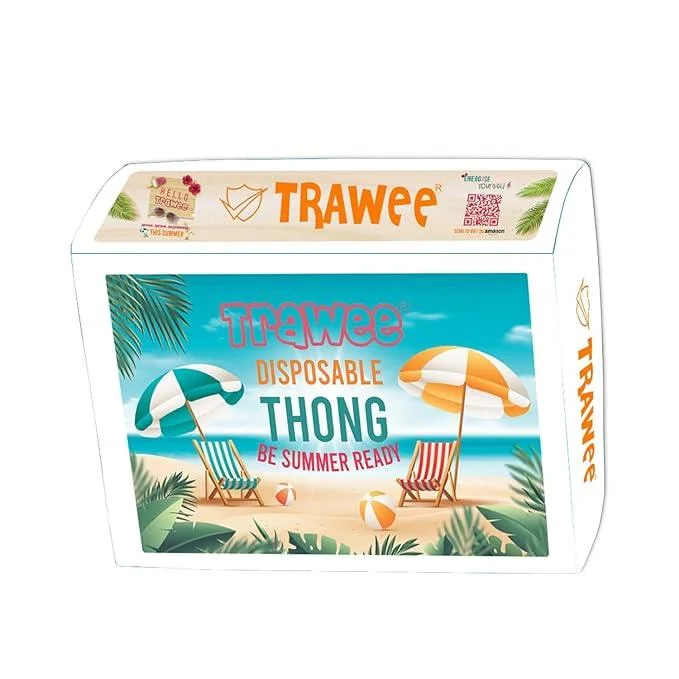 men's travel trunks pack-XL Size Trawee Women Disposable Thong Panties